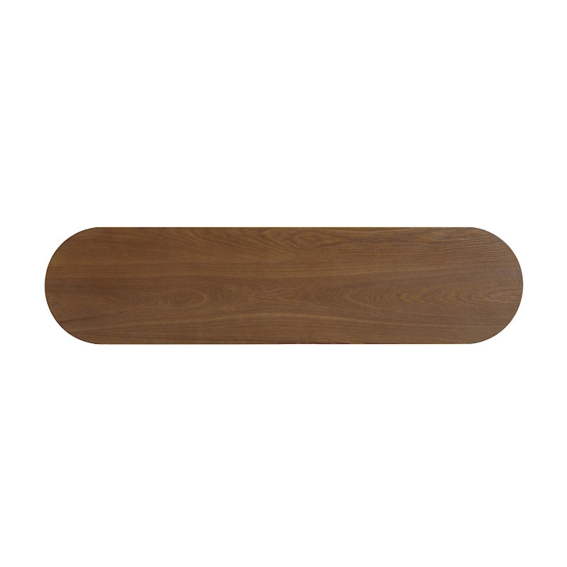 Modern Entryway Console Table - Slim Sofa Table with Open Shelf & Elegant Wood Grain, Multi-Functional Hallway Table