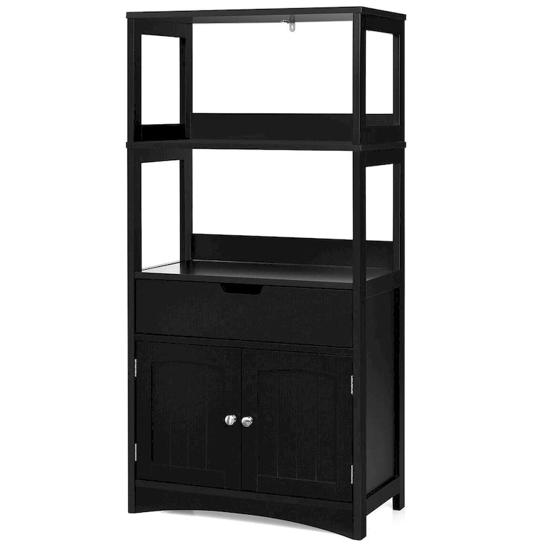 Bathroom Storage Cabinet with Drawer, Shelf and Cupboard