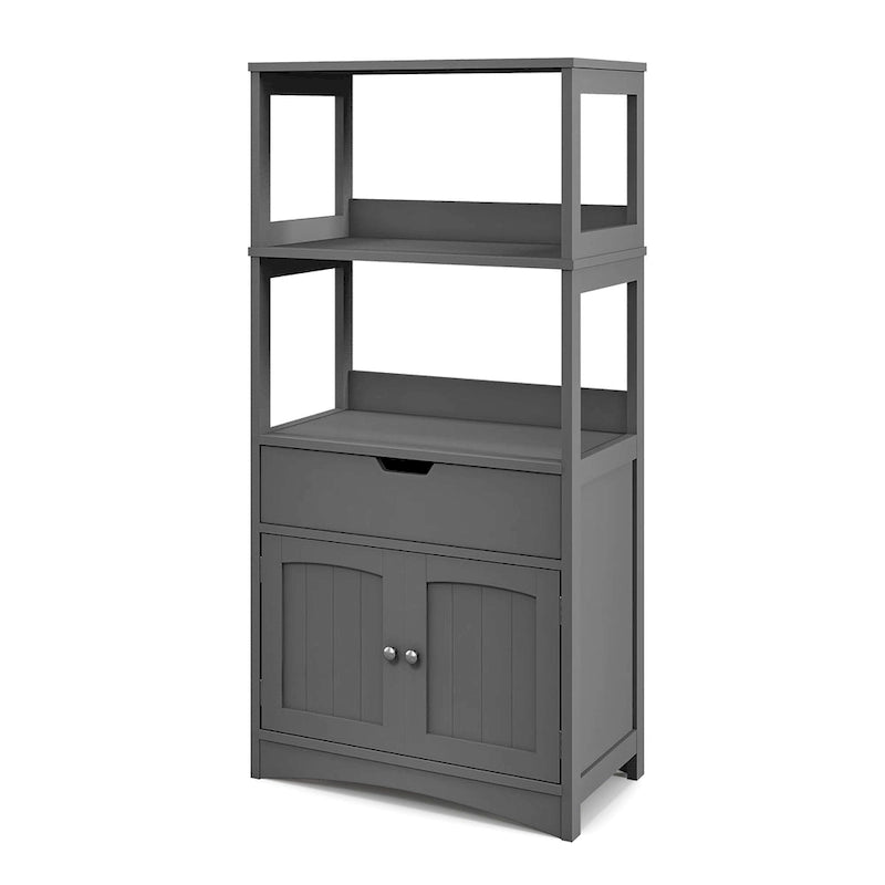 Bathroom Storage Cabinet with Drawer, Shelf and Cupboard