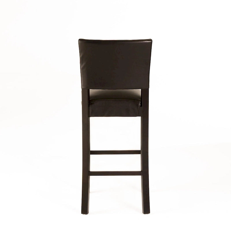 Contemporary Bonded Leather Barstool, Set of 2