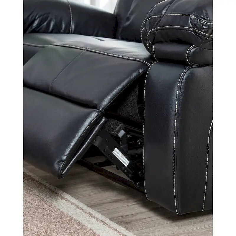 Bonded Leather Recliner Sofa