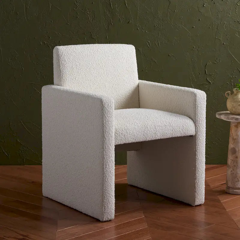Linen Upholstered Arm Chair - 26W x 25D x 33H