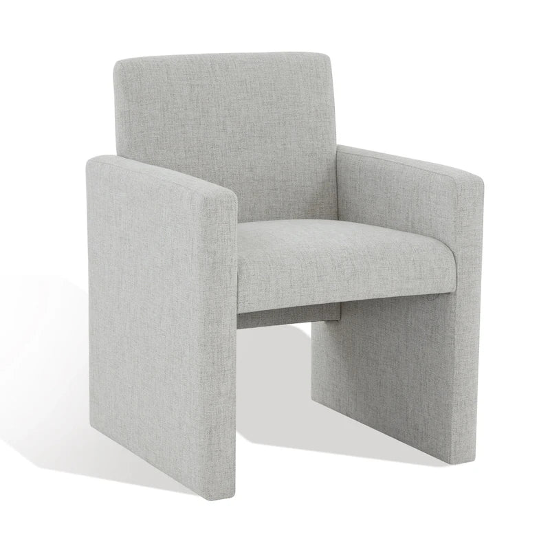 Linen Upholstered Arm Chair - 26W x 25D x 33H