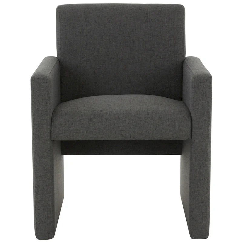Linen Upholstered Arm Chair - 26W x 25D x 33H