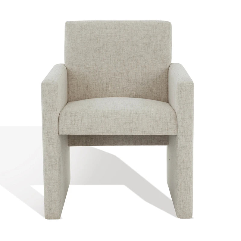 Linen Upholstered Arm Chair - 26W x 25D x 33H