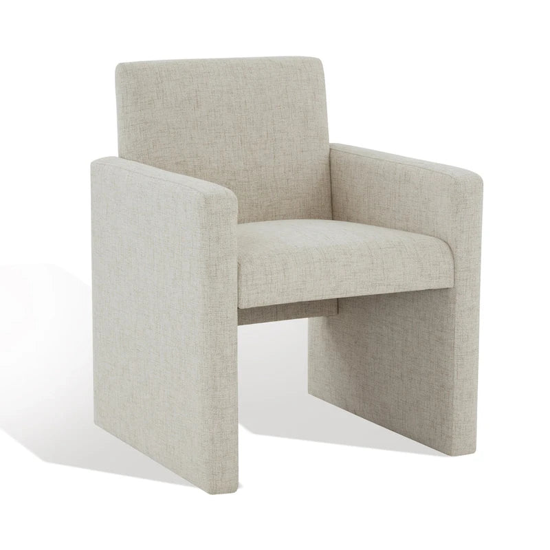 Linen Upholstered Arm Chair - 26W x 25D x 33H