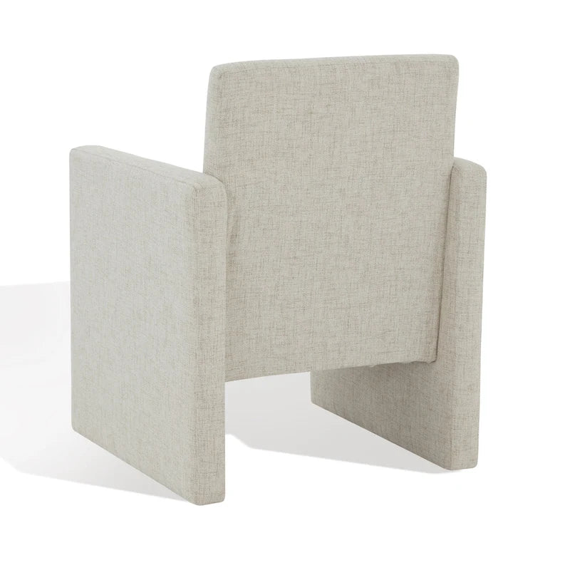 Linen Upholstered Arm Chair - 26W x 25D x 33H
