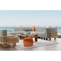 31 Inch Teak Wood Outdoor Coffee Table
