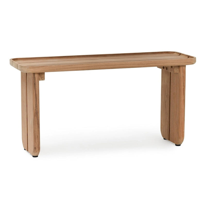 31 Inch Teak Wood Outdoor Coffee Table