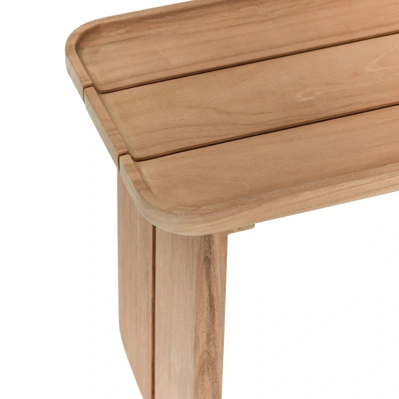 31 Inch Teak Wood Outdoor Coffee Table